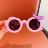 Óculos de Sol Cartoon Estilo Coreano para Meninas, Óculos de Sol Fofos com Proteção UV, Adoráveis Óculos Polarizados para Bebês