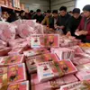 Tamanho Grande 19,5*9,5 Dinheiro Fantasma com Pó Dourado, Dinheiro de Papel para Queimar, Itens Sacrificiais do Festival Qingming, Dinheiro Fantasma do Festival Zhongyuan, Suprimentos Funerários