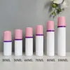 En Stock Botella de Espuma Blanca de 30 ml, Botella Espumadora de Mousse de 60 ml, Botella de Espuma Limpiadora Facial, Botella Dispensadora de Mousse para Pasta de Dientes de 50 ml