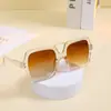 Gafas de sol de mujer nuevas y de moda Xiaohongshu Estilo coreano Gafas de sol con montura cuadrada grande Personalidad Ins Celebridad de Internet Estilo callejero Gafas para adelgazar la cara