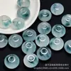 Bashan Cui Piao Flor Azul 14X9 Cuentas de Tambor Cuentas Sueltas Venta al por Mayor Pulsera DIY Collar Círculo de Pan Pendientes Accesorios de Jade