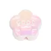 Cuentas de Oso Acrílicas de Colores con Goteo de Aceite Doble Cara Cuentas de Corazón Cadena para Teléfono Móvil con Cuentas Accesorios DIY para Tocados
