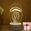 Luz Noturna DIY Plugue USB Luminária de Mesa de Cabeceira 3D Quadro de Mensagens Luz LED para Uso Noturno Regulável Plugável Cor Única Luz Quente
