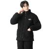 Distribuidor de Pijamas para Hombre con Forro de Polar, Chaqueta de Algodón Acolchada de Tres Capas, Ropa de Casa de Franela para Hombre, Ropa de Estilo Perezoso de Coral Fleece para Hombre