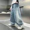 Pantalones Vaqueros para Niños Estilo Otoño Pantalones Guadaña 2026 Nuevo Estilo Pantalones de Primavera y Otoño para Niños Medianos y Grandes Pantalones Largos Casuales para Niños Tendencia Venta al por Mayor