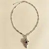 Collar con Diseño de Nicho Estilo Ins de Verano con Forma de Serpiente Cruzada, Cadena Dulce y Fresca para la Clavícula para Chicas Populares, Accesorio de Cuello Versátil de Alta Gama