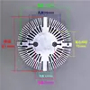 Luminária LED COB Instrumento Sólida Redonda Girassol Dissipador de Calor Liga de Alumínio Extrudido Perfil de Alumínio Almofada Térmica