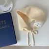 Pañuelo de cabeza estilo coreano para mujer en otoño e invierno, cálido protector de orejas de lana tejida, bufanda triangular con sensación acogedora, orejeras y calentador de cuello