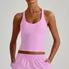 Top Regata de Yoga com Toque Nude Europeu e Americano Feminino Secagem Rápida Roupa Fitness Roupa Externa Versátil Corrida Costas Bonitas Sutiã Esportivo 4123