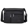 Bolso Bandolera Cruzado de Lona para Hombre Transfronterizo Multicapa Gran Capacidad Versátil Casual Lona Bolso Deportivo de Hombro