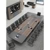 Combinación de Mesa y Silla para Reuniones Mesa de Oficina para Sala de Reuniones y Silla Sencilla Moderna Negociación Comercial Oficina Mesa Larga Grande