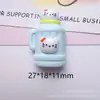 Taza de Agua de Gato Kt Semitridimensional de Dibujos Animados Flor de Zapato con Agujero para DIY Funda para Teléfono Móvil Adorno para Pasador de Pelo Diadema Colgante Accesorios de Resina
