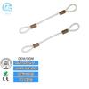 Cuerda de Acero Inoxidable 304 Personalizada con Descuento, Cable de Acero 316 con Revestimiento de Goma, Terminal de Ojo de Pez Prensado, Cuerda de Seguridad para Lámpara de Araña, Certificación de Norma Nacional