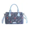 Bolsa Jeans Casual de Grande Capacidade, Bolsa de Ombro da Moda para Estudantes Universitários no Dia a Dia, Bolsa Tote Elegante e Tendência