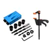 Localizador de agujeros oblicuos ángulo de 15 grados M6-M8-M10 localizador de agujeros oblicuos para carpintería localizador de punzonado de metal taladro de tres puntos