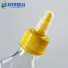 Botella dispensadora de 28 mm con boquilla puntiaguda del fabricante, botella exprimible, botella exprimible transparente de PET de grado alimenticio, botella exprimible de plástico de 28 mm con boquilla puntiaguda