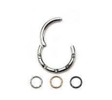 Europeu e americano popular novo anel de nariz de aço médico brinco de argola osso de orelha com anel de nariz de diamante comércio exterior novo