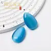 Pendente de Gato Olho Gota d'Água Multicor 40MM Colar Nicho Pulseira Pingente Acessórios de Joalheria DIY Fabricante Atacado
