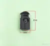 Venta al por mayor de hebilla de resorte de plástico negro hebilla de cordón de bolsillo proveedor hebilla de nariz de cerdo hebilla de presión de resorte cilíndrica