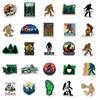 50 Pegatinas Nuevas de Bigfoot para Exteriores para Laptops, Maletas, Cuadernos, Fundas de Teléfono Móvil, Decorativas Impermeables
