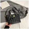 Bolsa Cesta Tote Estampada da Moda para Mulheres 2026 Nova Elegante Versátil Bolsa de Ombro de Nicho Fofa Bolsa Transversal