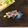 Grampo de Cabelo com Franja Sino Diamante Azul para Mulheres, Acessório de Cabelo Exquisito de Alta Qualidade, Presilha Lateral, Grampo de Cabelo, Presilha Lateral Estilo Antigo