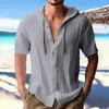 Ropa deportiva europea y americana transfronteriza para hombre, camisa casual de manga corta con capucha, sudadera de moda, versátil, holgada, camiseta de playa de moda
