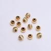 Paquete de 18K Melón Dorado Cuentas Leng Accesorios DIY Hechos a Mano Cuentas Sueltas Conservación del Color Cuentas Huecas de Melón Cuentas Linterna Cuentas de Calabaza Doradas