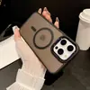 Funda Magnética para Teléfono iPhone 18 Aplicable Transfronteriza, Tacto Mate, Marco Electroplateado Apple 17, Cubierta Protectora de PC con Agujero Grande