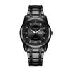 Relojes de comercio exterior transfronterizo, relojes para hombre, relojes impermeables para hombre, relojes con correa de acero, relojes de cuarzo con doble calendario, relojes de moda al por mayor