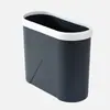 Papelera Bainabang Oficina Central con Cubierta de Anillo de Presión sin Tapa para Papel Usado Hogar Grande Baño Sala de Estar Cocina Dormitorio Cubo de Basura
