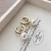 Brincos Únicos de Pérola Antiga Retro de Saturno para Mulheres, Alto Padrão, Leves e Luxuosos, Brincos de Dupla Utilização, Brincos Elegantes