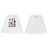 Marca de Moda Suministro Mayorista Transfronterizo Comercio Exterior Camiseta de Manga Larga Pe Pesado 300g Tiburón Top Tee 2