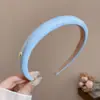 Estilo Coreano Verão Faixa de Cabeça Alta Caveira para Lavar o Rosto Feminina Estilo Luxo Leve de Alta Qualidade com Dentes Faixa de Cabelo Prendedor de Cabelo Fofo de Esponja