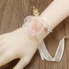 Hermosa y Fresca Pulsera de Perlas Corsage Coreano para Boda Novio y Novia Dama de Honor Hermana Evento de Grupo Fiesta Li Zhuyou
