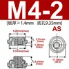Porcas de Pressão Selecionadas Cuidadosamente As/Ac-M3M4M5M6, Porcas Flutuantes de Pressão Ajustáveis de Aço Inoxidável Imperial Galvanizado a Ferro
