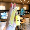 Llavero de Oso Pintado al Óleo Colgante de Campana para Aliviar el Estrés Regalo Venta Directa de Fábrica Mismo Estilo que Xiaohongshu Regalo Lindo y Divertido
