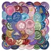 Colección Pegatinas transparentes de PET multiestilo, un juego completo de lindas pegatinas decorativas retro artísticas de dibujos animados para DIY, al por mayor