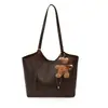 Bolso de mano de alto valor para mujer, de nicho, exquisito, elegante, bolso de un solo hombro, versátil, sensación de alta gama, bolso tote, para ir al trabajo, bolso cubo