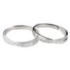 El primer anillo de pareja para hombre y mujer un par de anillos pequeños con diseño de flor de diamante de coche, diseño de moda, anillo de boca viva, anillo nuevo