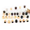 Tapa de Madera de Fresno, Madera de Haya, Madera de Nogal Negro del Fabricante, Tapa de Madera para Botella de Aceite Esencial, Tapa de Madera para Botella de Aromaterapia, Tapa de Madera para Botella de Perfume de Vidrio