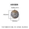 Plata esterlina S925 con incrustaciones de cobre Mantra de seis sílabas tibetano loto plicatura pulsera DIY cuenta superior cuenta de cintura collar espaciador accesorios