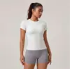 Llegada Nueva Transfronteriza Camiseta Ajustada de Manga Corta Ultradelgada de Secado Rápido Adelgazante para Correr Deportes Transpirable de Secado Rápido Fitness Manga Corta