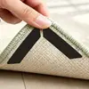 Pegatinas fijadoras antideslizantes para alfombras y tapetes transfronterizos, pegatinas triangulares reutilizables sin marcas para alfombras para uso doméstico, pegatinas antideslizantes para alfombras