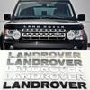 Marca denominativa Land Rover aplicable LAND ROVER Encontrada en 3/4 de la cubierta Marca con letras en inglés Marca frontal Marca trasera Marca trasera del coche