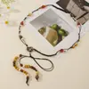 Accesorios Bohemios Cuerda de Cintura Étnica Decorativa Cadena de Cintura para Vestido Nuevo Estilo Retro Cinturón Trenzado Cinturón para Mujer