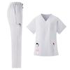 Batas Quirúrgicas para Hombres y Mujeres, Uniformes de Enfermera Dental, Uniformes Quirúrgicos para Sala de Operaciones, Pantalones Largos de Manga Corta, Ropa de Trabajo Fina de Secado Rápido