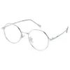 Gafas de Alta Calidad Estilo Coreano para Hombres y Mujeres, Modernos Armazones Ópticos Poligonales Retro de Titanio No Magnético 8541