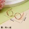 Mini Óculos Boneca Casa de Boneca Óculos Acessórios de Arame Boneca de Pelúcia Artesanal DIY Olhos Pretos Nariz Material