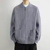 Cardigan Tricot Masculino Anyang 2025 Outono e Inverno Novo Solto e Versátil Marca Tendência Tricô Casual Jaqueta Masculina Atacado